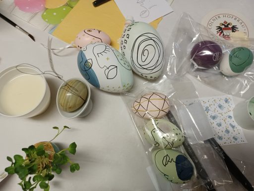 Kreatives Gestalten - Ostereier