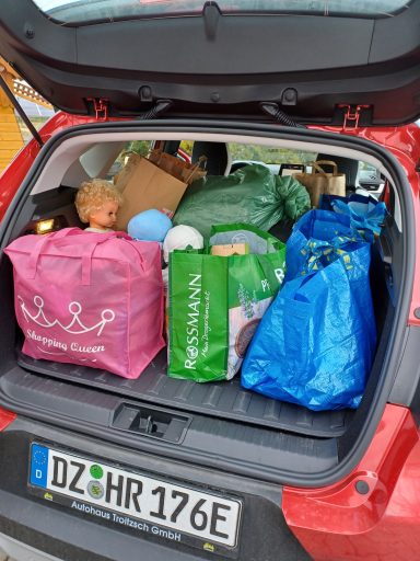 Spendenaktion für Flüchtlinge aus der Ukraine