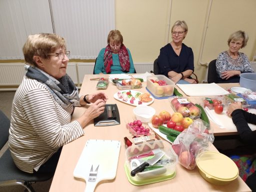 Workshop zum Gemüseschnitzen